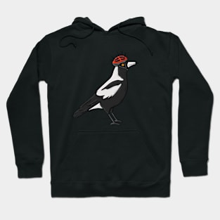 Swooping magpie Hoodie